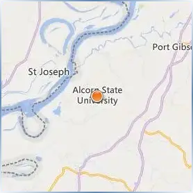 Alcorn State University Location Map