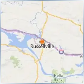 Arkansas Tech University Location Map