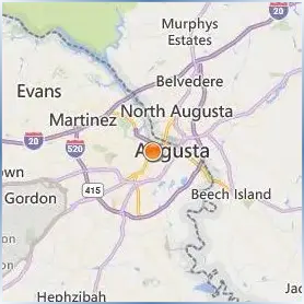 Augusta University Location Map