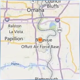 Bellevue University Location Map Bellevue University Location Map