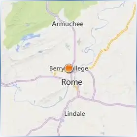 Berry College Location Map Berry College Location Map