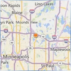 Bethel University Saint Paul Location Map