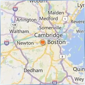 Boston Graduate School of Psychoanalysis Location Map