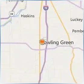 Bowling Green State University Location Map