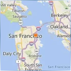 California College of the Arts Location Map