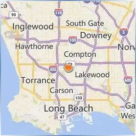 California State University Dominguez Hills Location Map