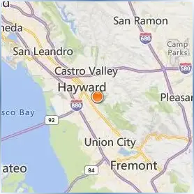 California State University East Bay Location Map California State University East Bay Location Map