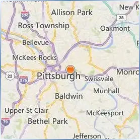Carlow University Location Map Carlow University Location Map