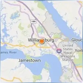 College of William and Mary Location Map College of William and Mary Location Map