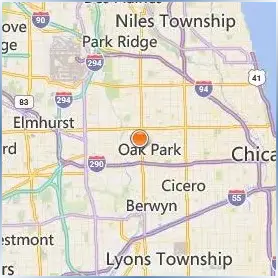 Concordia University Chicago Location Map