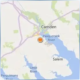 Elizabeth City State University Location Map