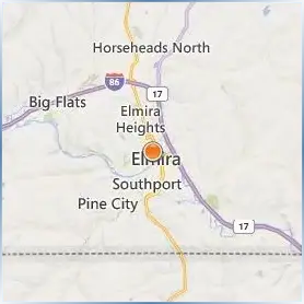 Elmira College Location Map Elmira College Location Map