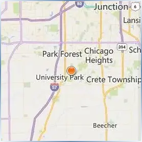 Governors State University Location Map