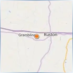 Grambling State University Location Map