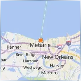 Herzing University New Orleans Location Map