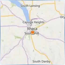 Ithaca College Location Map Ithaca College Location Map