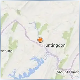 Juniata College Location Map Juniata College Location Map