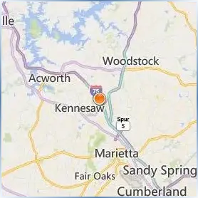 Kennesaw State University Location Map