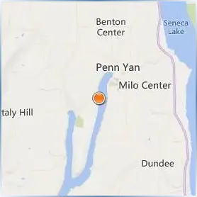 Keuka College Location Map