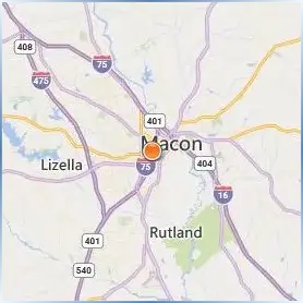 Mercer University Location Map Mercer University Location Map