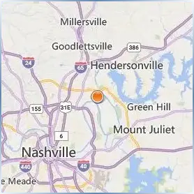 Middle Tennessee School of Anesthesia Location Map Middle Tennessee School of Anesthesia Location Map