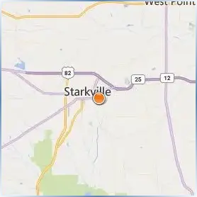 Mississippi State University Location Map