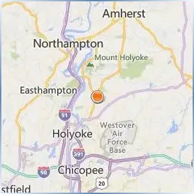 Mount Holyoke College Location Map