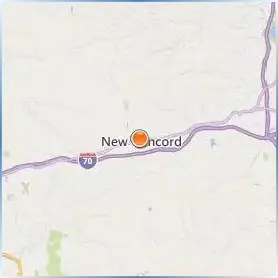 Muskingum University Location Map
