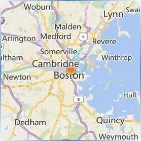 New England Law Boston Location Map