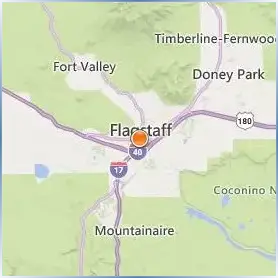 Northern Arizona University Location Map
