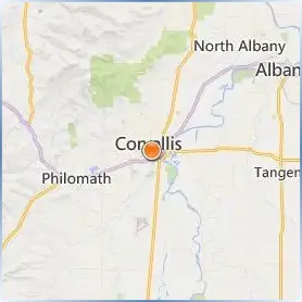 Oregon State University Location Map