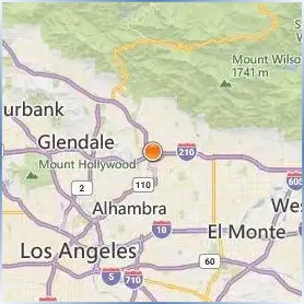 Pacific Oaks College Location Map