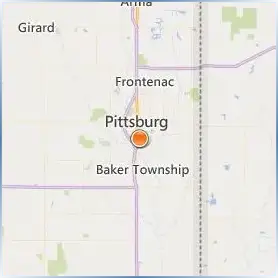 Pittsburg State University Location Map