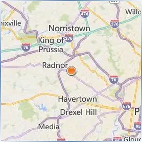 Rosemont College Location Map