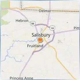 Salisbury University Location Map Salisbury University Location Map
