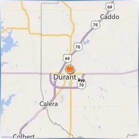 Southeastern Oklahoma State University Location Map