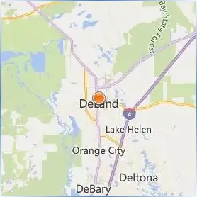 Stetson University Location Map Stetson University Location Map