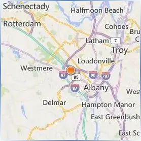 SUNY at Albany Location Map
