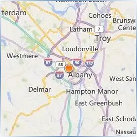 The College of Saint Rose Location Map