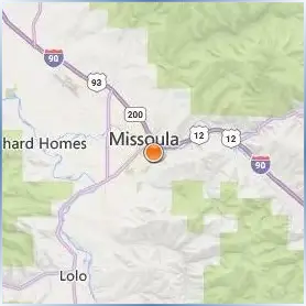 The University of Montana Location Map