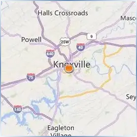 The University of Tennessee Knoxville Location Map