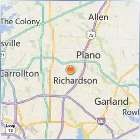 The University of Texas at Dallas Location Map