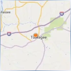 Tuskegee University Location Map Tuskegee University Location Map