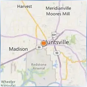 University of Alabama in Huntsville Location Map University of Alabama in Huntsville Location Map