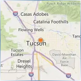 University of Arizona Location Map