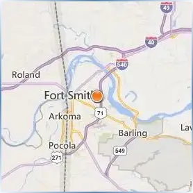 University of Arkansas Fort Smith Location Map University of Arkansas Fort Smith Location Map