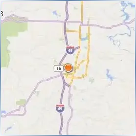 University of Arkansas Location Map
