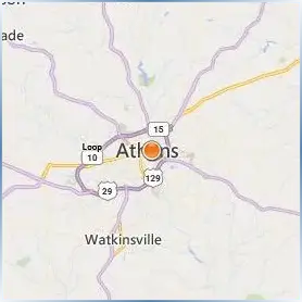 University of Georgia Location Map University of Georgia Location Map