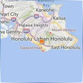 University of Hawaii at Manoa Location Map