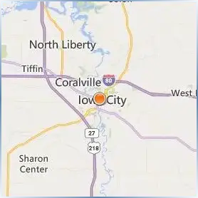 University of Iowa Location Map